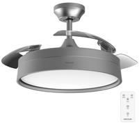 Cecotec Energysilence Aero 4200 invisible steel Ventilador De Techo 35W Led E Gris