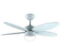 Cecotec Ventilador de Techo con Luz EnergySilence Aero 4260 Full Sky de 40 W con motor DC y 42” con luz LED, Mando a distancia, Temporizador, 6 Velocidades y 5 Aspas Reversibles