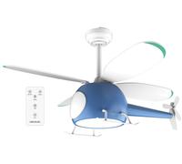 Energysilence Aero 4600 Ventilador de Techo Helicóptero Ø100cm 36W (Azul) - CECOTEC