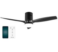 Energysilence Aero 5285 Sun Ventilador de Techo 40W Ø132cm (Negro/Transparente) - CECOTEC