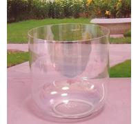 ENERGYSOUND Cosmic G# Zeal Chakra Clear Quartz Crystal Singing Bowl 20 cm - Sound Healing & Yoga Meditation