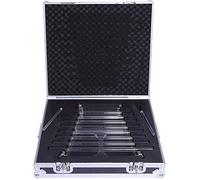 ENERGYSOUND Cuenco de canto de cristal de cuarzo transparente 432 Hz Harp-2 con 8 notas y caja de aleación de alúmina