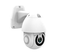 ENERJ Cámara domo inalámbrica inteligente de CCTV, HD 1080p 3,6 mm PTZ IP66 Wifi cámaras IP de seguridad para el hogar, cámara de movimiento con visión nocturna y audio de 2 vías para bebé, monitor PET a través de la aplicación