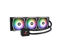 ENERMAX AquafUSION II 360 mm ARGB AIO CPU de refrigeración por agua|Dual Chamber|TDP 370 W+|Intel LGA 1851/1700/115x/2066|AMD AM5/AM4 | Pantalla digital | 3 x ventiladores SquA RGB ADV 120 PWM |
