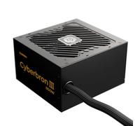 ENERMAX CYBER SOURCE III - Fuente de alimentación ATX 3.1 no modular de 850 W | PCIe 5.1 | 80 Plus Bronze | Ventilador FDB de bajo ruido de 120 mm | CC a CC con condensadores japones|EMB850EWT-NAC