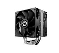 ENERMAX ETS-T41 - Ventilador para CPU (2 x 120 mm, diseño de hoja inversa | 2 x 120 mm PWM Fan Forward-Reverse Blade Design, rodamientos hidráulicos, 4 tubos de calor niquelados de 6 mm