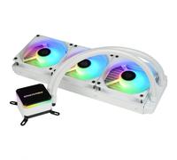 ENERMAX LIQMAX III ARGB 360 Refrigerador Líquido para CPU, TDP 360W, 3x Ventilador 120 ARGB PWM, Bomba de Doble Cámara, Intel LGA 1700, 1200, 115X, AMD AM5, AM4, Caja de Control RGB Incluida, Blanco