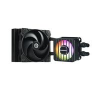 ENERMAX LIQMAXFLO SR 120mm Refrigeración Líquida CPU AIO - Bomba de Doble Cámara de Alto Rendimiento - ARGB VRM Ventilador - 300W+ TDP - 1x 120 PWM Silencio Ventilador - LGA 1700 y AM5/AM4 - Negro