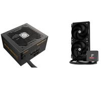 ENERMAX Marblon II EMB850-LMIV240 - Fuente de alimentación Modular para Videojuegos (850 W, 3.1 ATX, 80 Plus, Bronce y LIQMAX IV, 240 mm, CPU de refrigeración por Agua con Pantalla Digital)