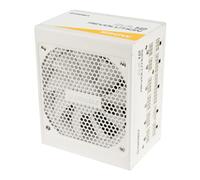 ENERMAX Revolution D.F. 12 ATX 3.1 PCIe 5.1 Fuente de Alimentación Ultracompacta de 850W 80 Plus Gold Cybenetics Platinum White, Totalmente Modular, 50% Semi-fanless, 600W 12V-2x6, ETV850G-W, Blanco