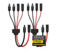 enernova Connettori a Y del Pannello Solare, 4mm²-6mm² Cavo Solare, IP68 Impermeabile Cavo di Prolunga Solare, 30A DC1500V,Cavo di Prolunga Connettore Pannello Solare