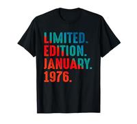 Enero 1976 Año 1976 Retro 1976 Edición Limitada Camiseta