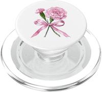 Enero Nacimiento Flor Rosa Clavel Floral Floración PopSockets PopGrip para MagSafe