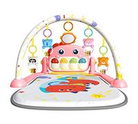 eners Baby Gym - Alfombra de Actividades Musicales para bebé y Juego, diseño de Piano, para niños, Color Azul