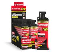 ENERVIT Carbo Gel C2:1PRO con Cafeína, Gel Energético para Deportes Intensos, 40g de Carbohidratos, Cero Grasas, Sin Gluten, Sabor Cola, Vitamina B1, Fórmula Innovadora, Paquete de 24