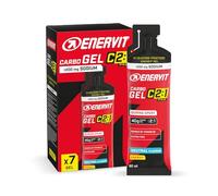 Enervit Carbo Gel C2:1PRO con Sodio, Gel Energético con 40g de Carbohidratos, Actividades de Alta Intensidad, +50% Carbohidratos Absorbidos, Sabor Neutro Sin Gluten, Alta Digestibilidad, 7 Pack x 60ml