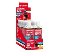 Enervit Gel Isotónico Limón con Cafeína, Fórmula Isotónica para Deportes de Resistencia, 20g de Carbohidratos, 60mg de Cafeína, Altamente Tolerable, Sin Necesidad de Agua, Sin Gluten, 24 Geles de 60ml