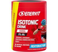 Enervit, Isotonic Drink Limón, Bebida Reidratante Durante Esfuerzos Prolongados, Reduce el Cansancio, 25g de Carbohidratos por Porción, Sabor Limón, Bote de 420g
