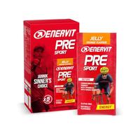 Enervit Pre Sport Naranja, Gelatina Energética, Para Utilizar Antes de la Actividad Física, Fórmula Innovadora con 25g de Carbohidratos, Vitamina B1, Sabor Naranja, Sin Gluten, Vegano, 5 Pack de 45g