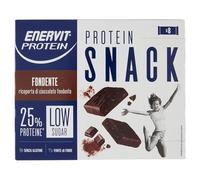Enervit Protein - Snack Barretta Proteica Fondente Low Sugar, 8 barrette
