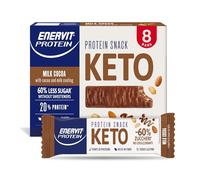 Enervit Protein Snack Milk Choco, Barrita Proteica, 8 x 35 g