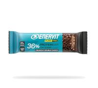 Enervit Pure-Pro - 36% Protein Bar Barretta Proteica Crunchy Double Choco, 55g