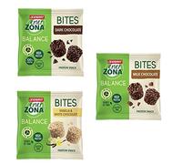 Enerzona Balance Bites Pack | 5X Dark Chocolate + 5X Milk Chocolate + 5X Vanilla & White Chocolate