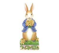 Enesco Beatrix Potter by Jim Shore - Figura Decorativa de Conejo con narcisos