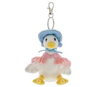 Enesco Beatrix Potter Soft Toys Jemima Puddle Duck Keyring, multicolor, height 12cm, Novedad