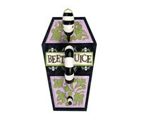 Enesco Beetlejuice by Jim Shore Coffin Ghost with the Most Trinket Box, 3.15 pulgadas, multicolor