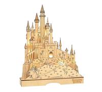 Figura replica enesco disney la bella durmiente castillo iluminado