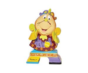 Enesco Disney Britto Beauty and The Beast Cogsworth Mini Figurine