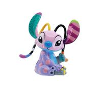 Enesco Disney Britto - Figura en Miniatura de Lilo y Stitch Angel Sentado en Pose, 3.25 Pulgadas, Multicolor