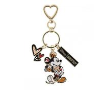 Enesco Disney Britto Midas Mickey Llavero de metal, 5.5 pulgadas, Oro