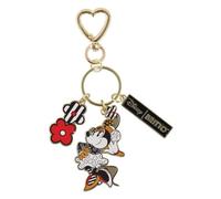 Enesco Disney Britto Midas Minnie Llavero de metal, 5.5 pulgadas