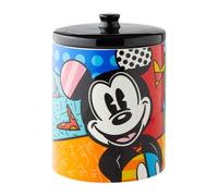 Enesco Disney by Britto Mickey Mouse Cookie Jar Canister 95 Inch Multicolor