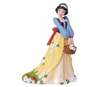 Enesco Disney Showcase - Figura botánica de Blancanieves sosteniendo una Cesta de Manzana, 8.15 Pulgadas, Multicolor