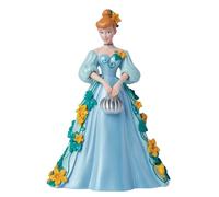 Enesco Disney Showcase - Figura botánica de Princesa Cenicienta sosteniendo una Calabaza Plateada, 8.46 Pulgadas, Multicolor