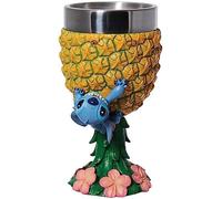 Enesco Disney Showcase Stitch - Figura de cáliz de piña (7.09 pulgadas)