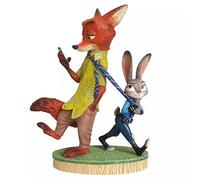 Enesco Disney Showcase Zootopia Nick and Judy - Figura de pie de Nick y Judy, 8.07 Pulgadas, Multicolor