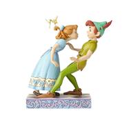 Enesco Disney Traditions by Jim Shore 65th Anniversary Peter Pan and Wendy Stone Resin 74 Figurine 74 Inches Multicolor
