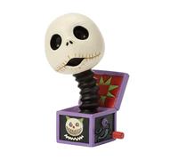Enesco Disney Traditions by Jim Shore The Nightmare Before Christmas Jack in The Box Figura en miniatura, 4.02 pulgadas, multicolor