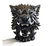 Enesco Edge Sculpture 6005331 - Figura Decorativa de Busto de Lobo de 14 Pulgadas