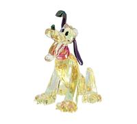 Enesco FACETS Disney Pluto The Dog Seated Pose 90th Anniversary Miniature Figurine, 3.5 Inch, Yellow