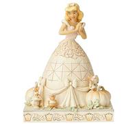 Enesco, Figura Decorativa Cenicienta soñadora en Blanco de Disney