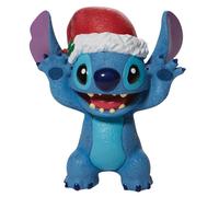 Enesco Figura miniatura Disney Navidad Stitch – Resina de piedra, multicolor, 3.25 pulgadas