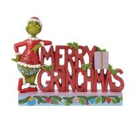 Enesco Figura navideña Grinch Feliz Navidad Jim Shore 6x23xH18 cm