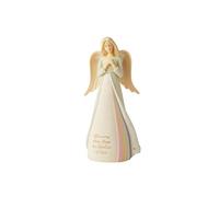 Enesco Foundations Rainbow of Hope Figura de ángel, 7.5 Pulgadas, Multicolor