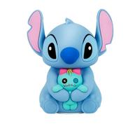 Enesco Grand Jester Studios Disney Stitch Holding Scrump Figura iluminada, 5.98 pulgadas, azul