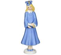 Enesco Growing Up Girls Blonde Graduate Figura de Porcelana, 6.25 Pulgadas